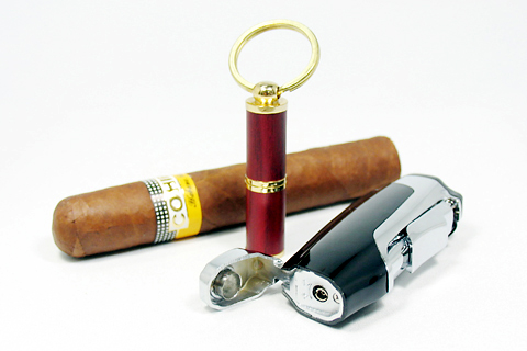 コイーバ ロブスト＆パンチカッター・パンチ付きライターセット